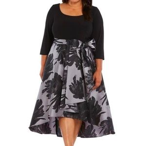 High-low floral dress